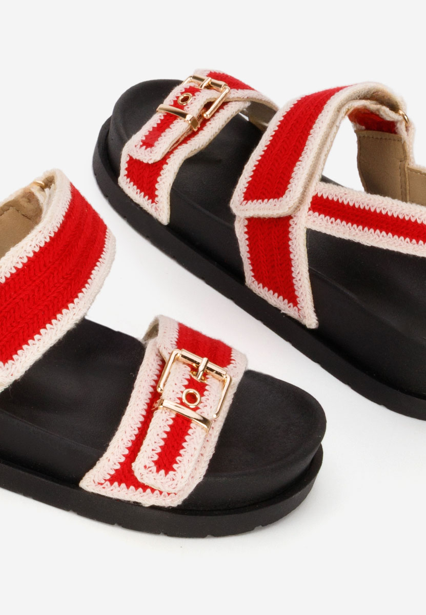 Sandali bassi donna Sharma rosso