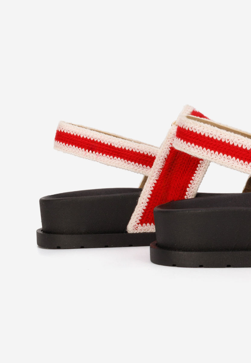 Sandali bassi donna Sharma rosso