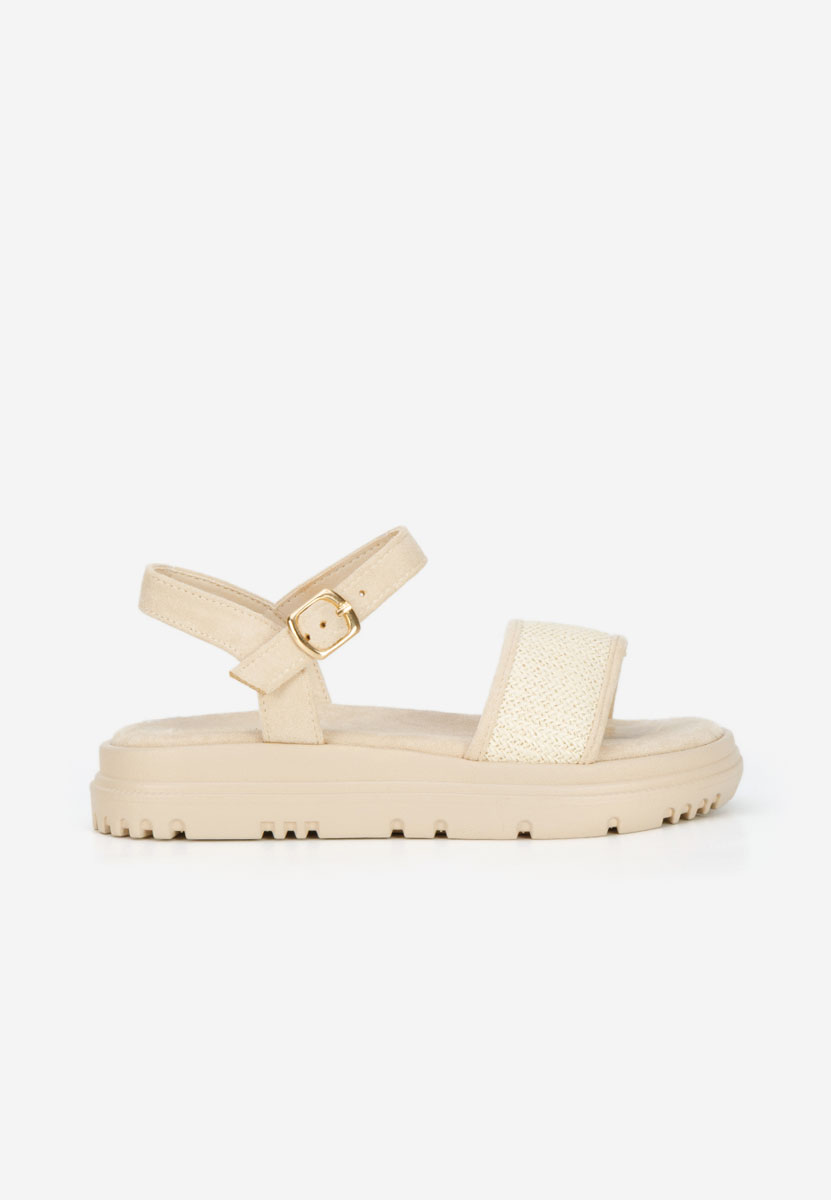 Sandali platform Donetia beige