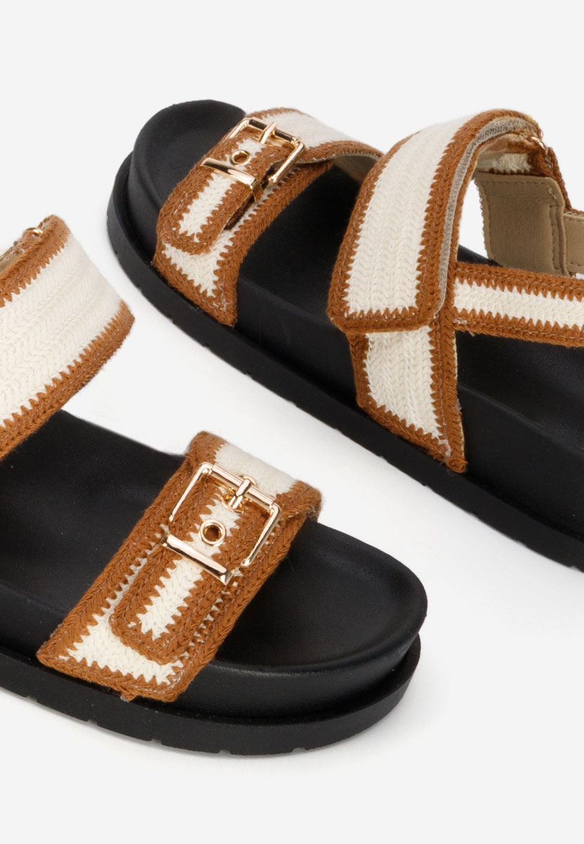 Sandali bassi donna Sharma camel