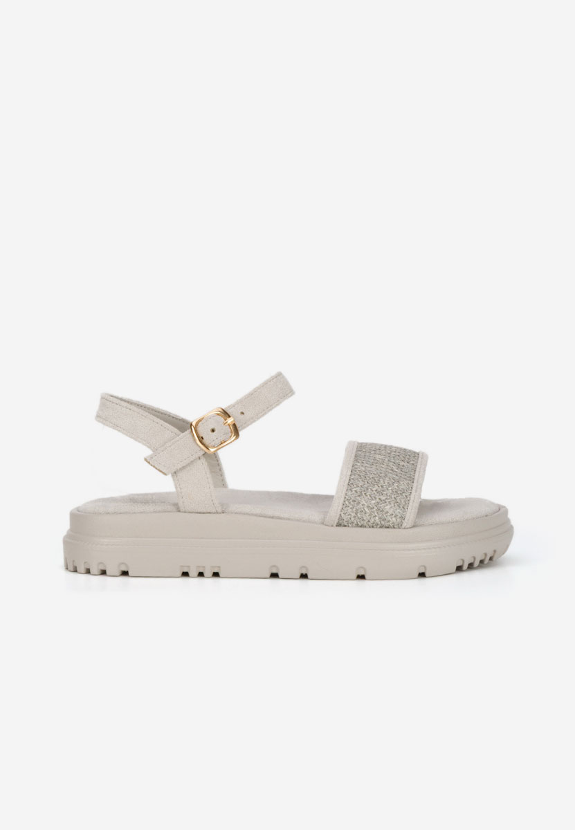 Sandali platform Donetia grigio