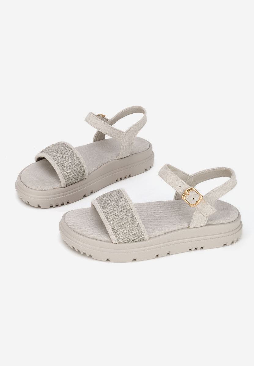 Sandali platform Donetia grigio