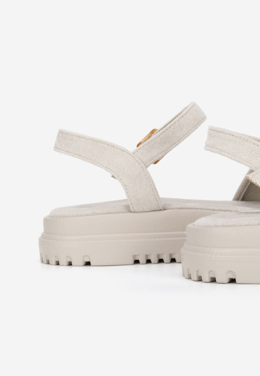 Sandali platform Donetia grigio