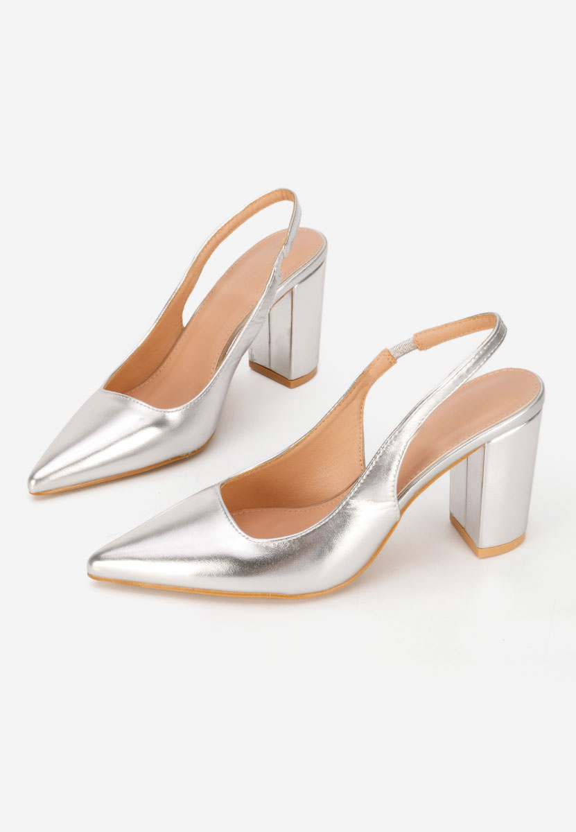 Décolleté Slingback Eleria argento