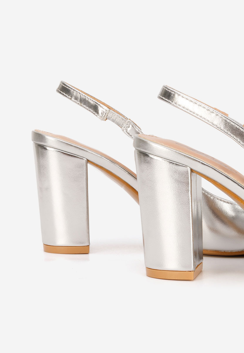 Décolleté Slingback Eleria argento