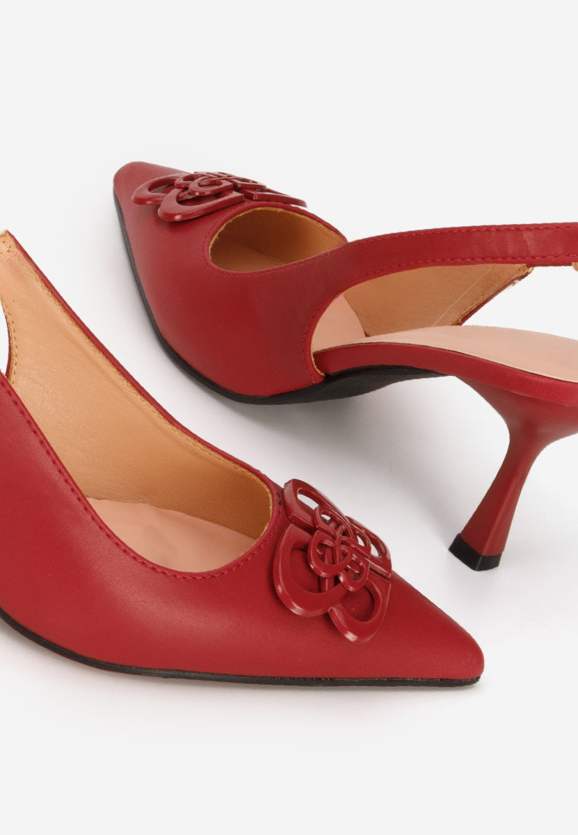 Décolleté Slingback Beatrise V2 granata