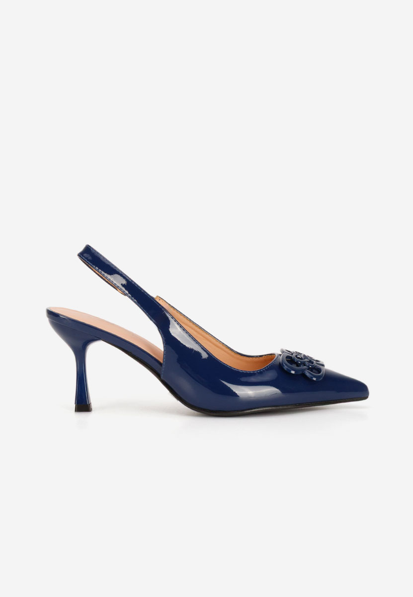 Décolleté Slingback Beatrise blu marine