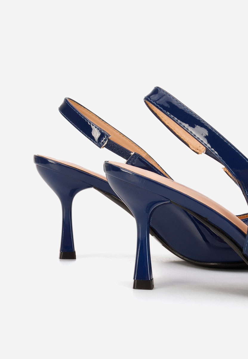 Décolleté Slingback Beatrise blu marine