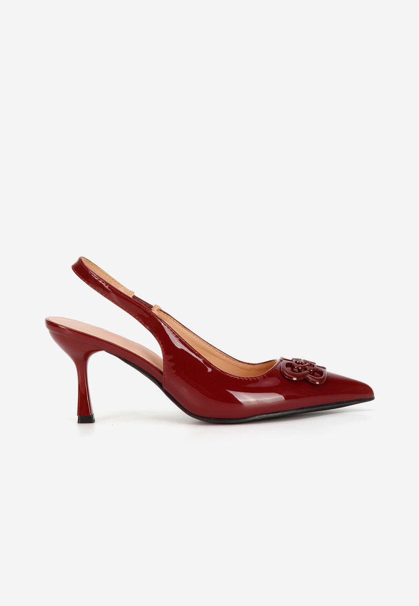 Décolleté Slingback Beatrise granata