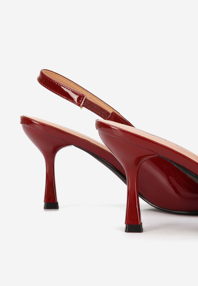 Décolleté Slingback Beatrise granata