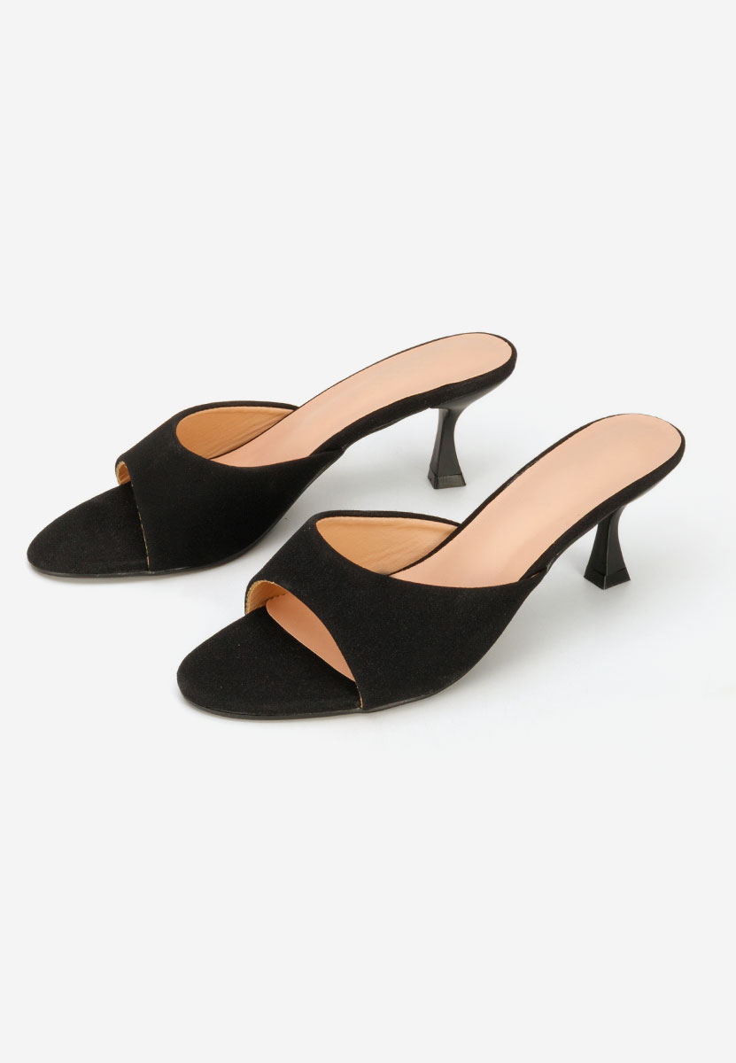 Ciabatte con tacco Otelia nero