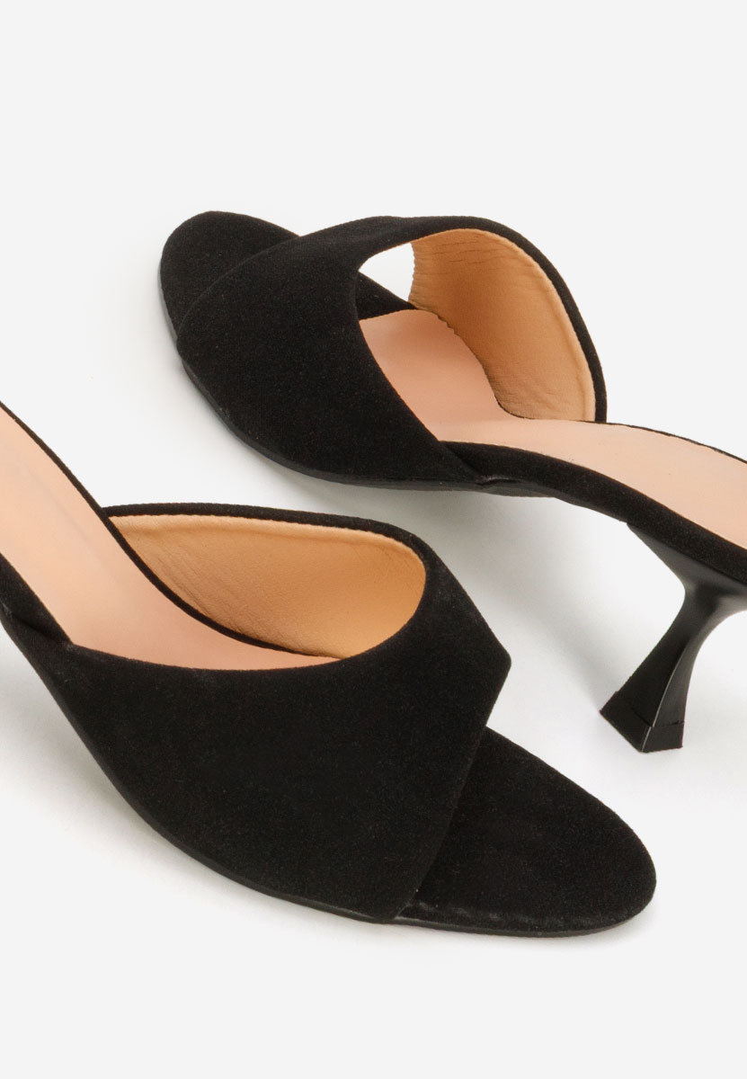 Ciabatte con tacco Otelia nero
