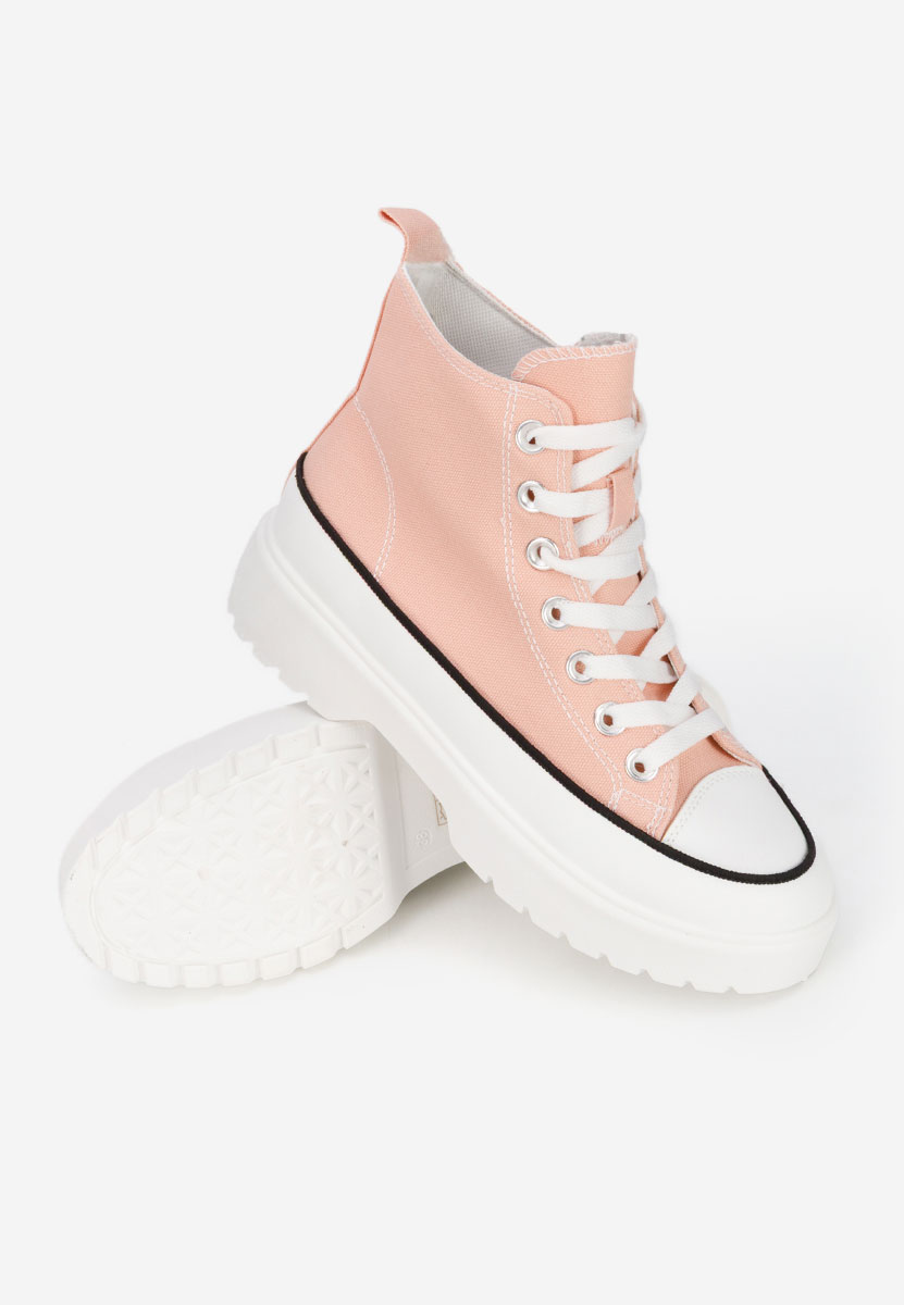 Scarpe da ginnastica High-Top Fiorela rosa