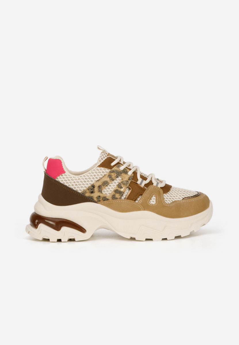 Sneakers con plateau Kiria cachi