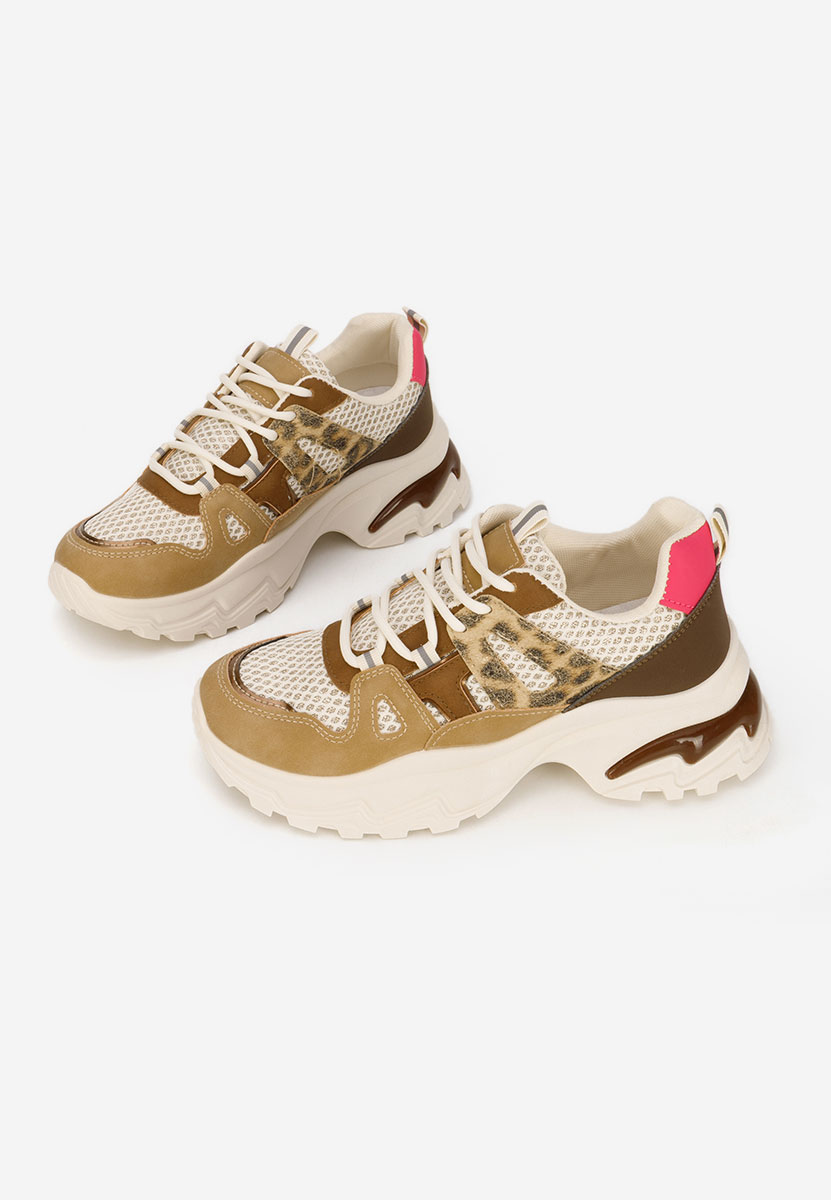 Sneakers con plateau Kiria cachi