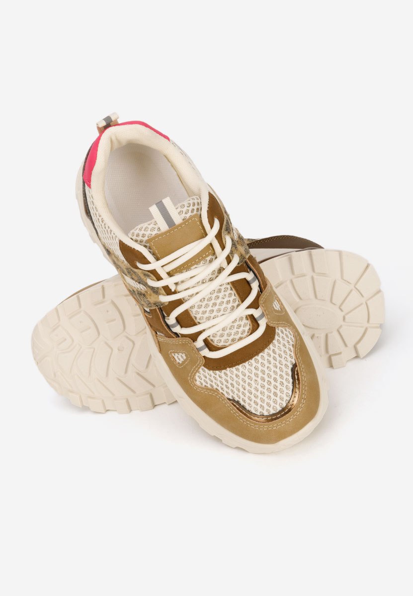 Sneakers con plateau Kiria cachi