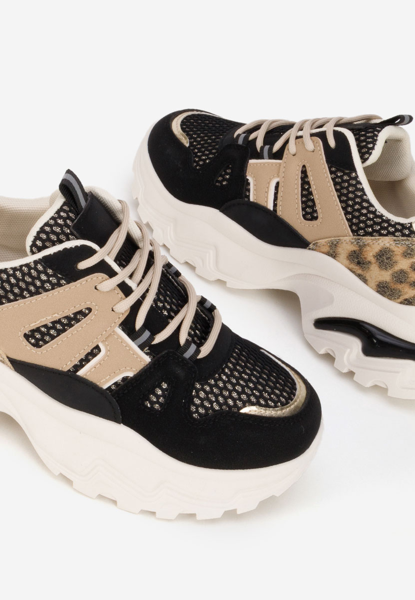 Sneakers con plateau Kiria nero