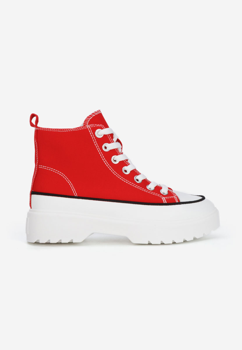 Scarpe da ginnastica High-Top Fiorela rosso