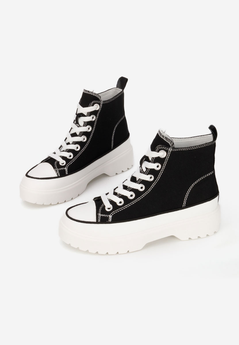 Scarpe da ginnastica High-Top Fiorela nero