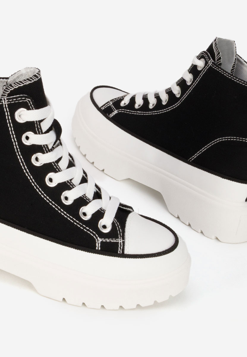 Scarpe da ginnastica High-Top Fiorela nero
