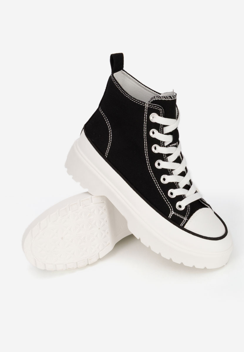 Scarpe da ginnastica High-Top Fiorela nero