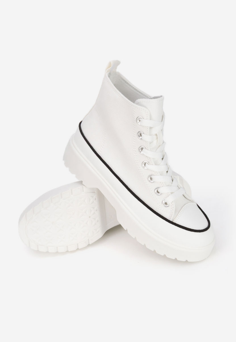 Scarpe da ginnastica High-Top Fiorela bianchi
