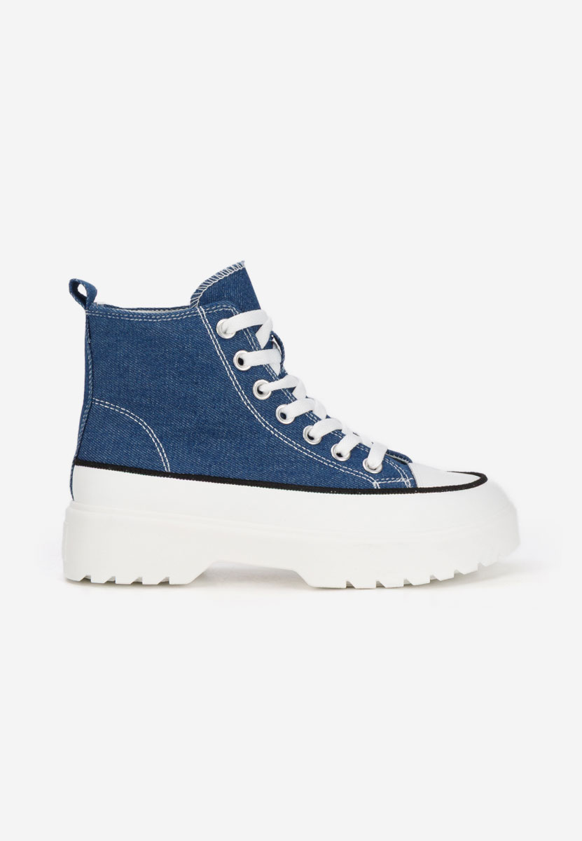 Scarpe da ginnastica High-Top Fiorela denim