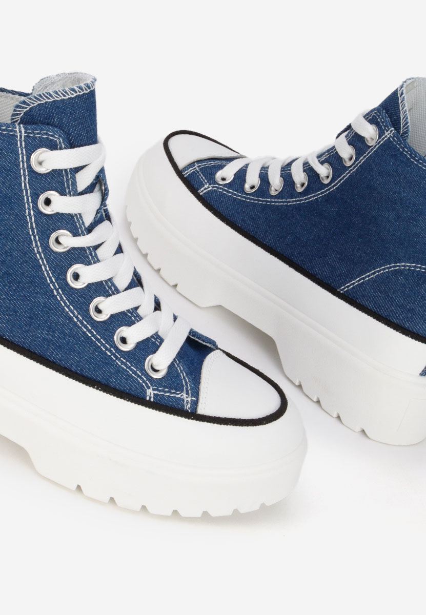 Scarpe da ginnastica High-Top Fiorela denim