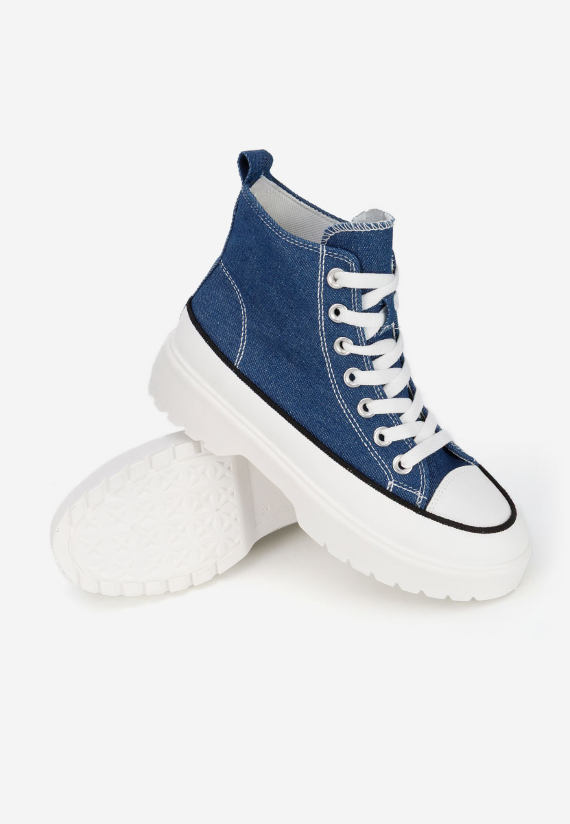 Scarpe da ginnastica High-Top Fiorela denim