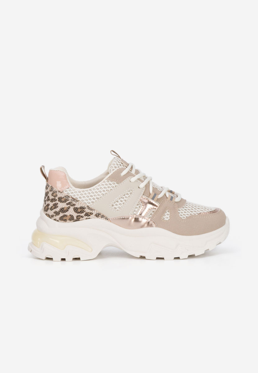 Sneakers con plateau Kiria beige