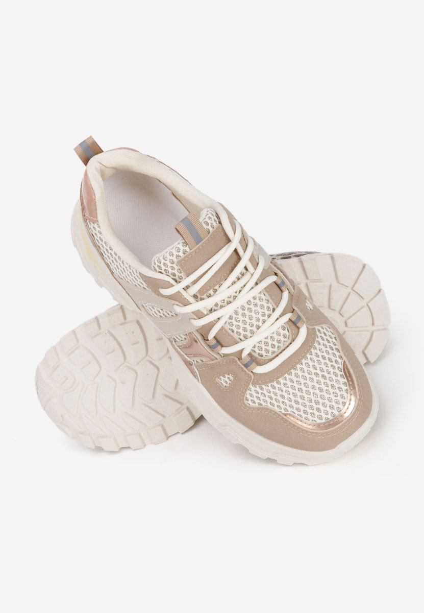 Sneakers con plateau Kiria beige
