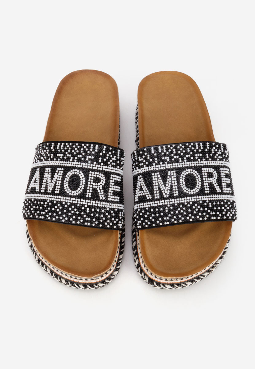 Ciabatte platform Alezia nero