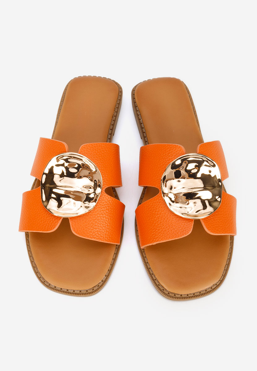 Ciabatte donna Klarina arancioni