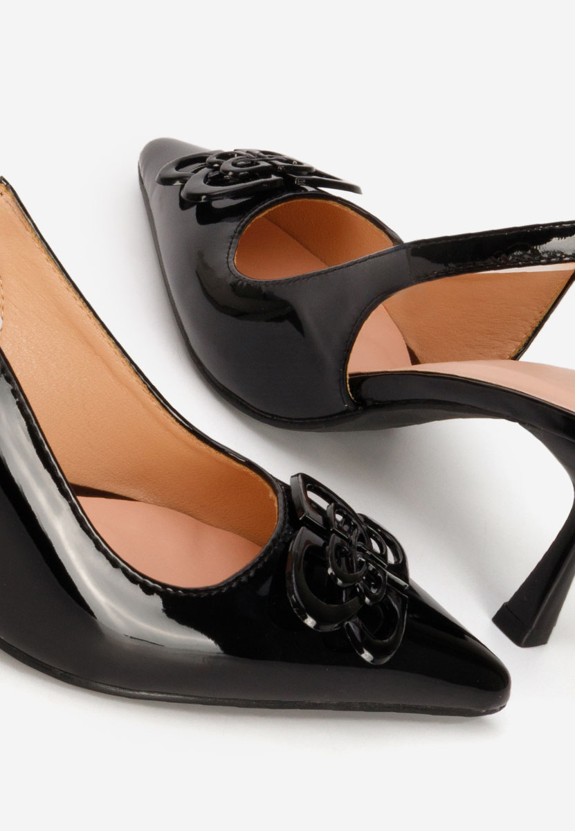 Décolleté Slingback Beatrise nero