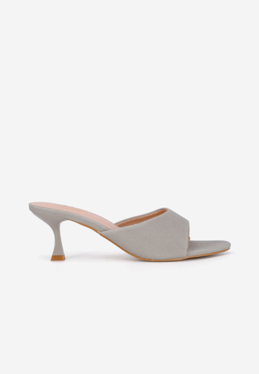 Ciabatte con tacco Otelia grigio