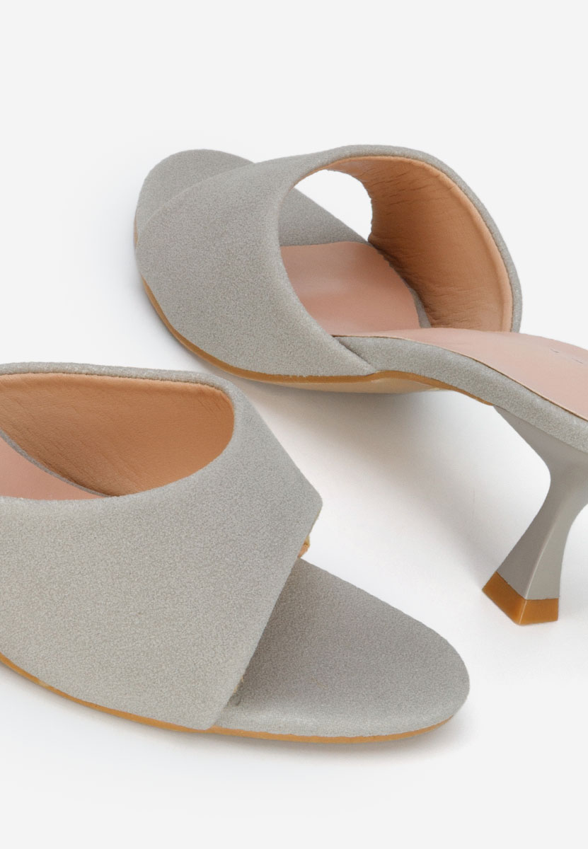 Ciabatte con tacco Otelia grigio