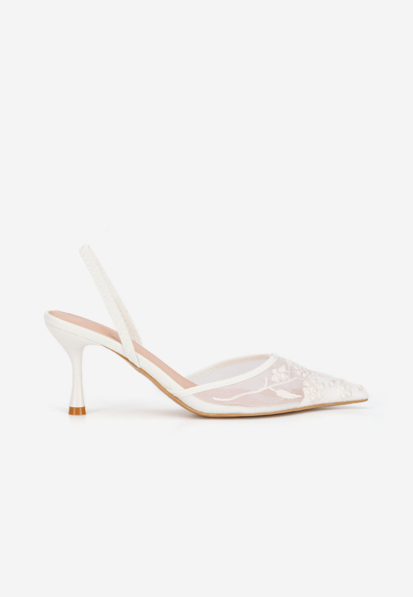 Décolleté Slingback Florias bianchi