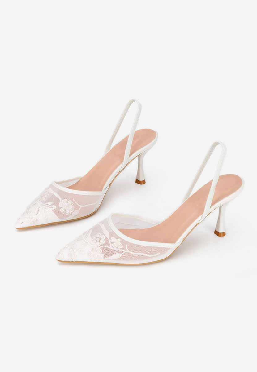 Décolleté Slingback Florias bianchi