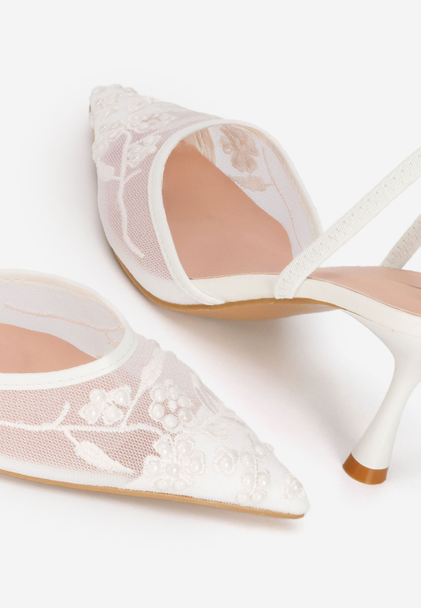 Décolleté Slingback Florias bianchi