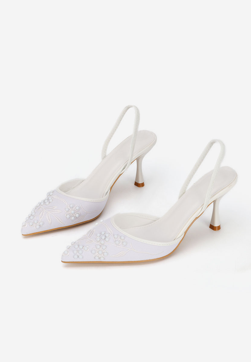Décolleté Slingback Florias V2 bianchi
