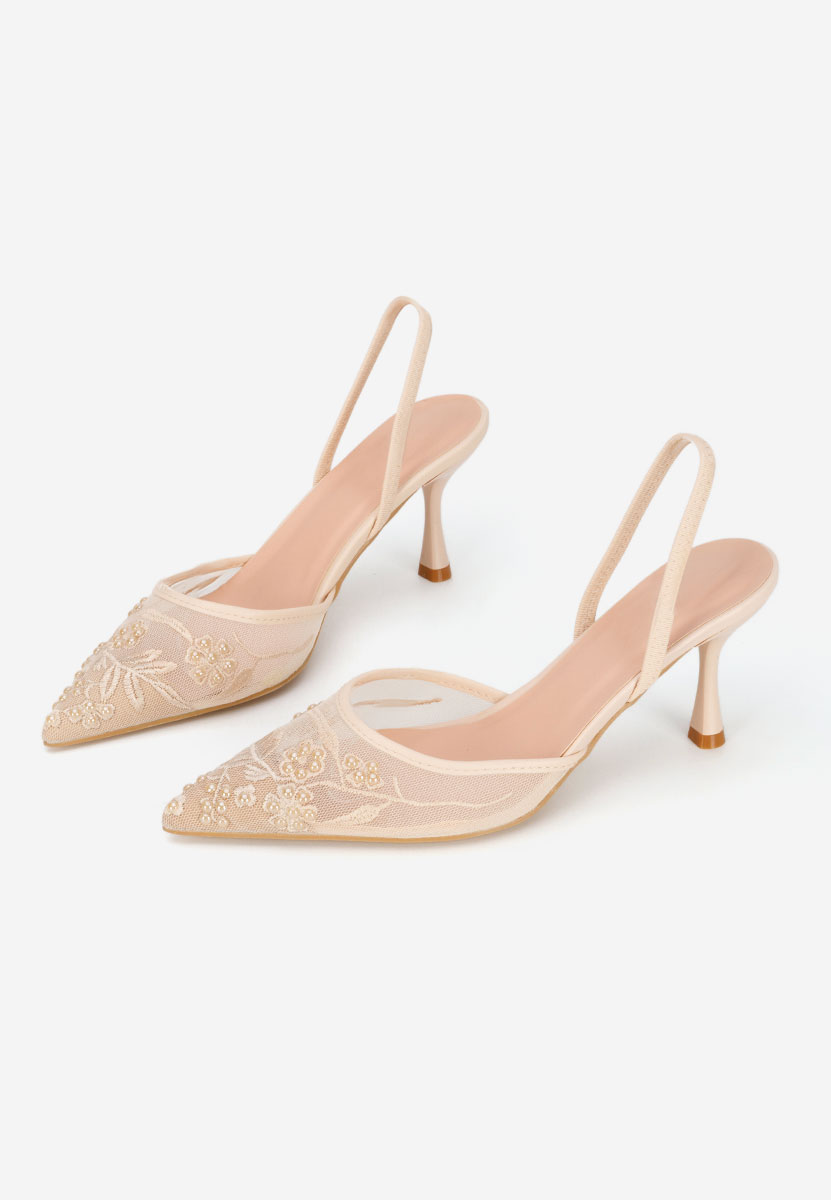 Décolleté Slingback Florias beige