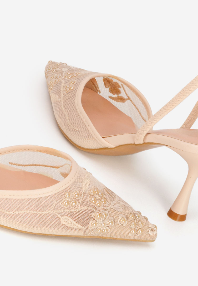 Décolleté Slingback Florias beige