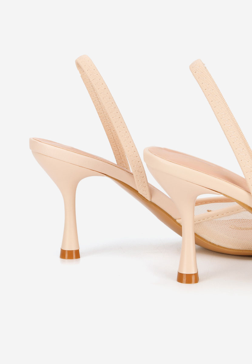 Décolleté Slingback Florias beige