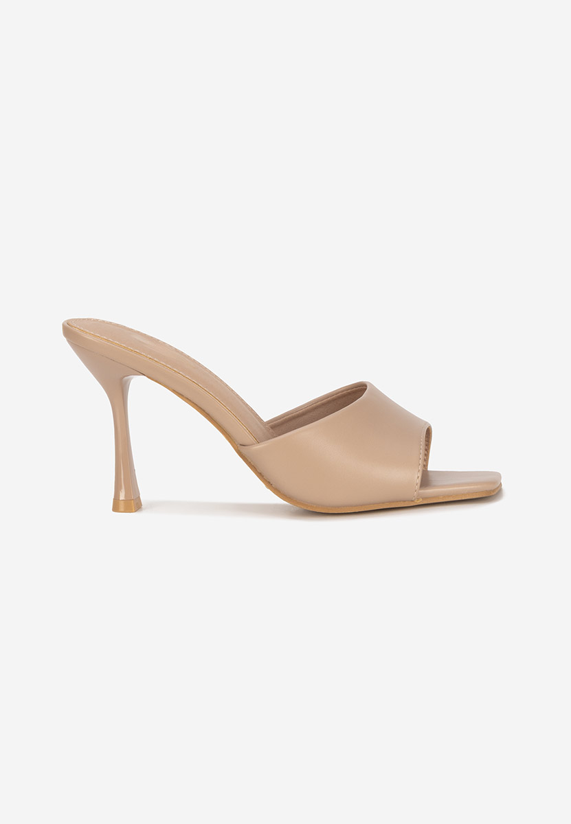 Ciabatte con tacco Eliseia V2 cachi