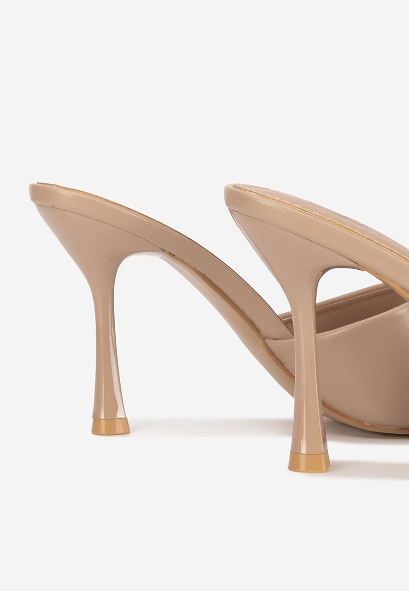 Ciabatte con tacco Eliseia V2 cachi