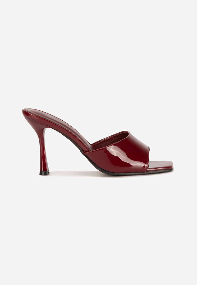 Ciabatte con tacco Eliseia granata