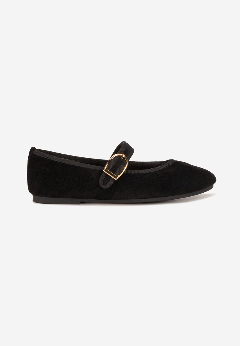Ballerine con cinturino Alecsona nero