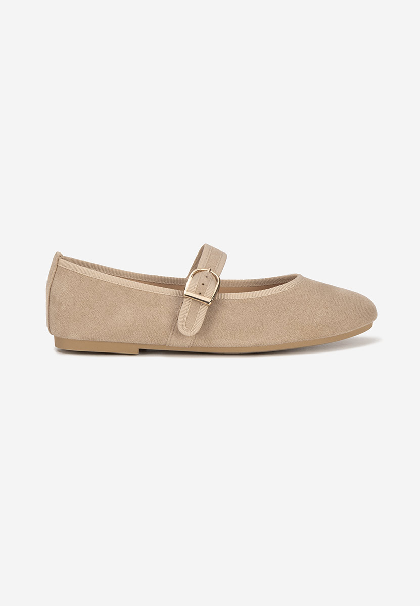 Ballerine con cinturino Alecsona cachi