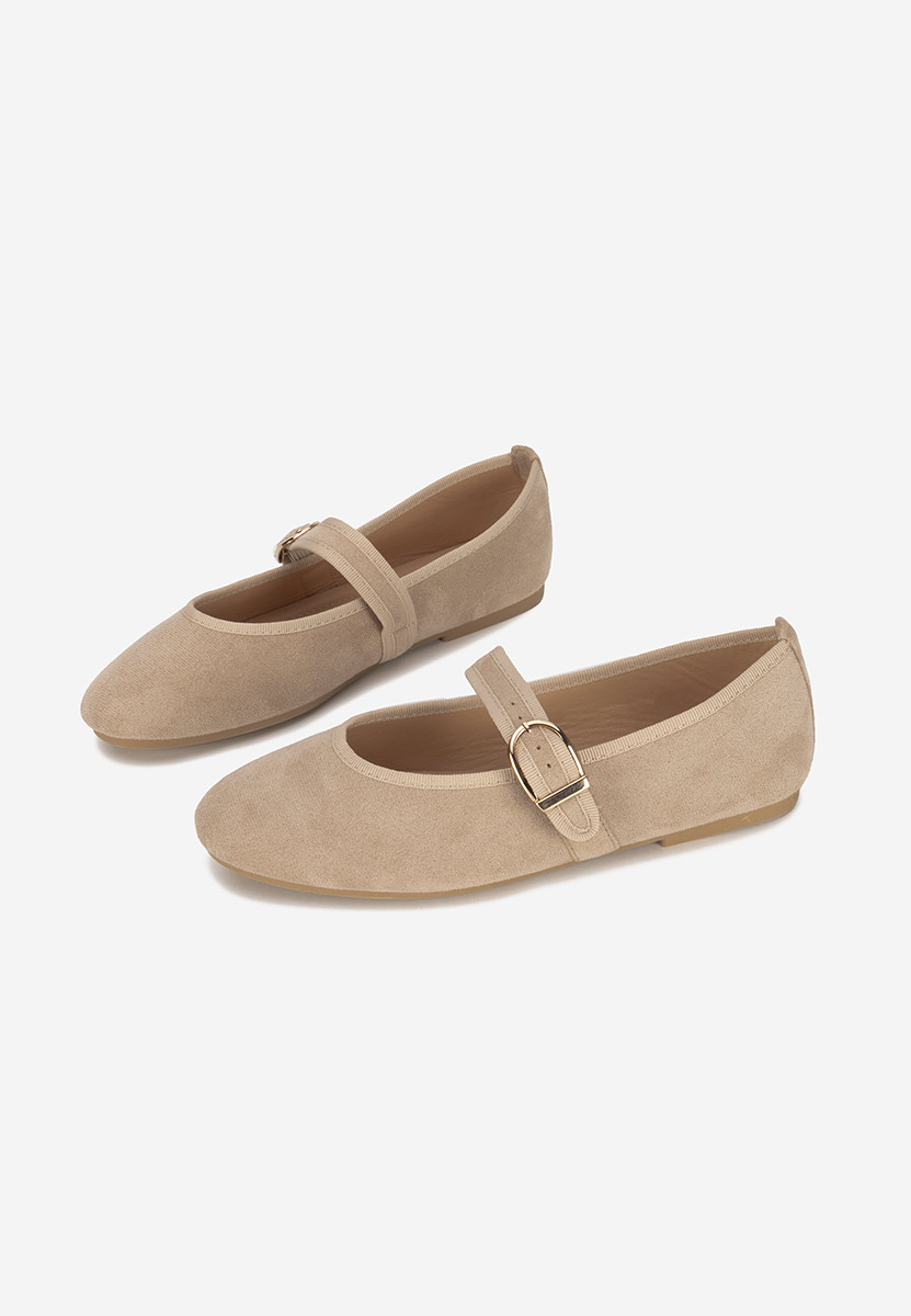 Ballerine con cinturino Alecsona cachi