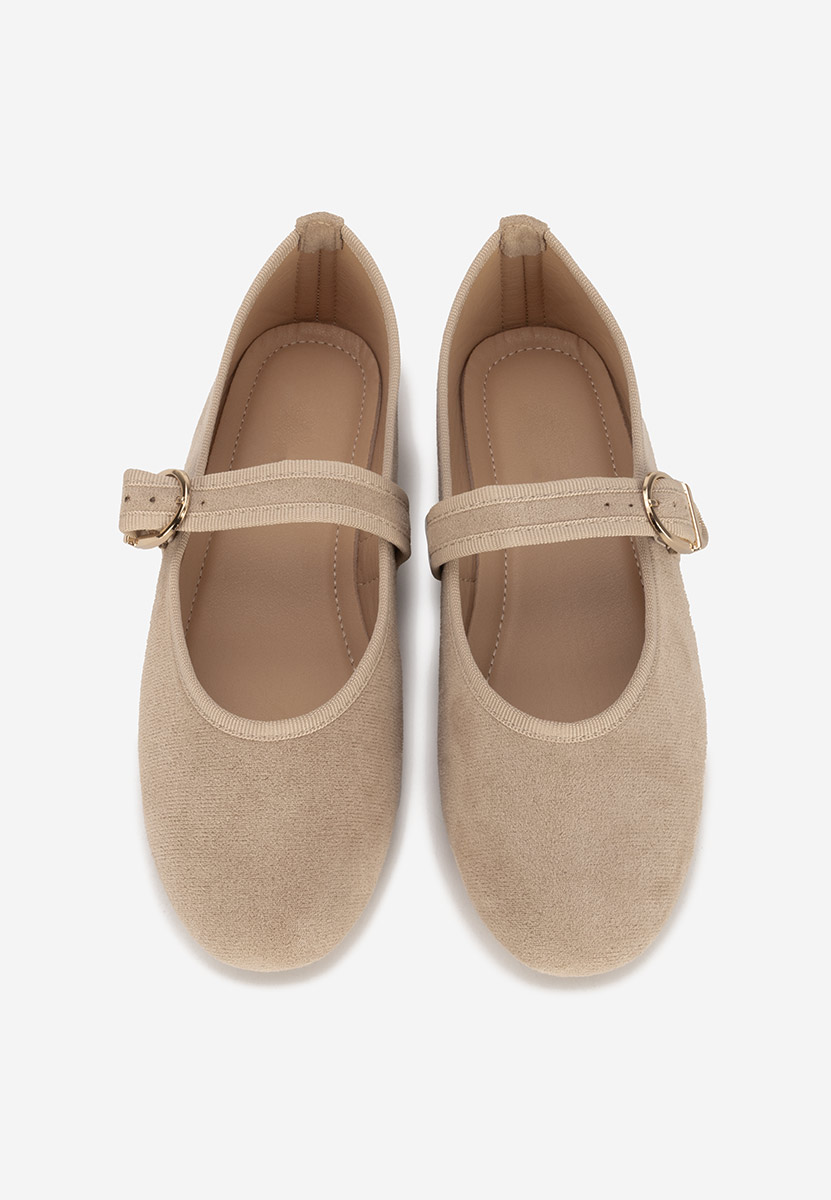 Ballerine con cinturino Alecsona cachi